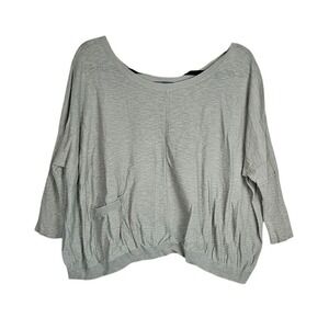 Vince Dolman 3/4 Sleeve Pocket Sage Green Women's Small Lightweight Top